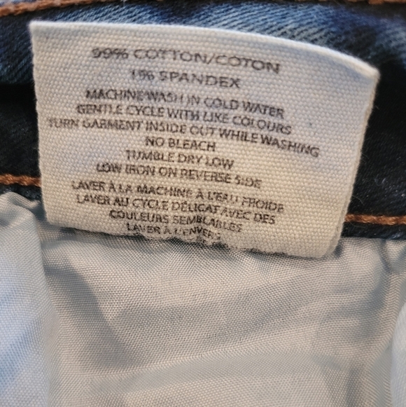 BLUENOTES Boyfriend Purposely Distressed Blue Denim Jeans, Size 30 - Picture 11 of 13